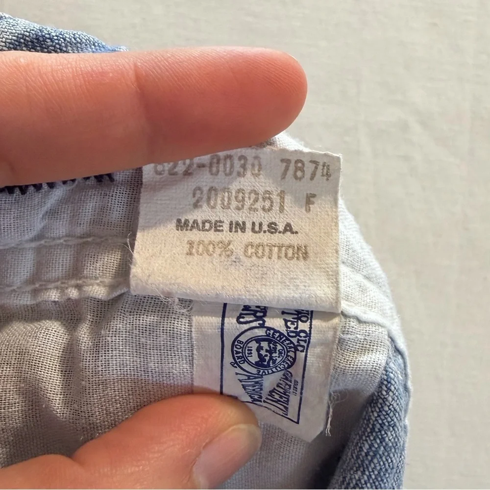 Oshkosh B'Gosh VTG Denim‎ Jean Overall Light Wash Size 24 Months